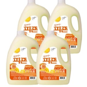 섬유유연제 옐로미모사, 2.5L, 4개