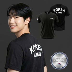 씨움 로카티 ROKA 반팔 국산 코리아아미 기능성 라운드넥 티셔츠