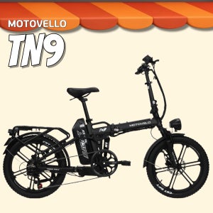 모토벨로 TN9 접이식전기자전거 PAS 자전거 770W 48V 20Ah PAS 배달용