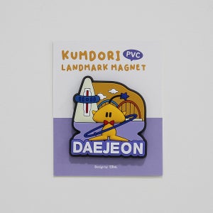 꿈돌이 PVC 랜드마크 마그넷(넥타이-P)