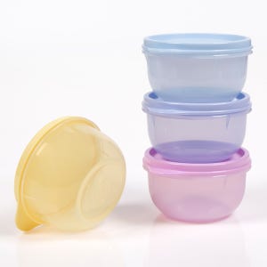 타파웨어 피콜로 볼 4P 밀폐용기 소형 이유식 반찬통 쨈 요거트 음식소분 냉장고 보관용