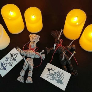 부두 인형 스트레스 해소 지푸라기 인형