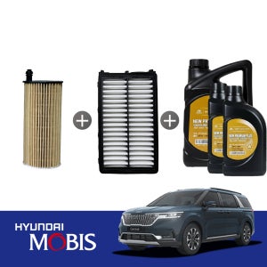 [현대모비스] 카니발 KA4 3.5 가솔린 순정 엔진오일세트 00481 6L