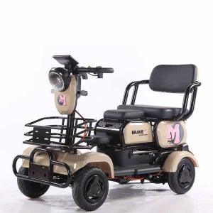 일렉하임 사륜 전동스쿠터 노인전동차 어르신 효도 전기자전거 800W 48V 20A 레드