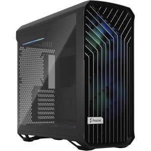 Fractal Design 토렌트 RGB 블랙 개방형 그릴 180mm/140mm 팬 포함 ATX 미들타워 PC 케이스