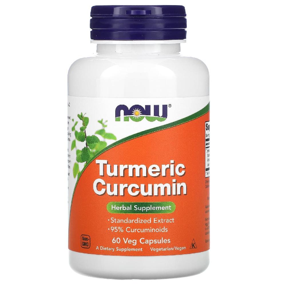 나우푸드 강황 <b>터메릭 커큐민</b> Turmeric Curcumin 캡슐 60정