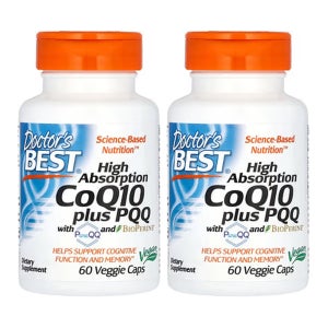(아이허브) 닥터스베스트 2개X CoQ10 100mg PQQ 20mg 베지 캡슐 60정