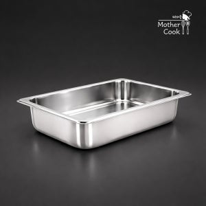 업소용 튼튼한 스텐 바트 밧드 반찬통 사각 식당 1/3(325X176mm) 4호, 1개