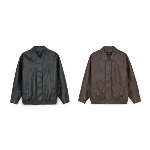 [MLB] 빈티지 미드 페이크 레더자켓 (2 COLOR)