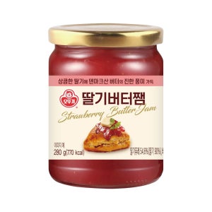 오뚜기 딸기버터쨈 280g, 1개