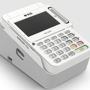 카드결제단말기, KIS 2420, 3인치, 체크기 , IC 카드 교채형, 무선연결 가능