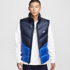 나이키 남성 윈드러너 스테이트먼트 오리털 다운 베스트 블루(2721) 따뜻한 덕다운패딩조끼