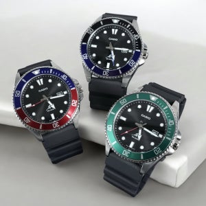 카시오 다이버 우레탄밴드 흑새치 청새치 MDV106 MDV107 손목시계 모음전