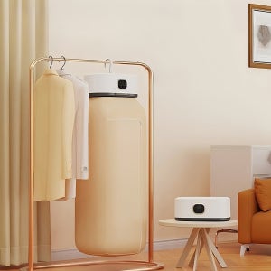 접이식 의류건조기 가정용 미니 건조기 원룸 자취생 소형 빨래건조기 골드베이지