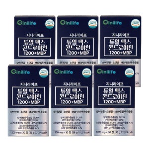 지니라이프 듀얼맥스 콘드로이친 1200+MBP 30정, 6개
