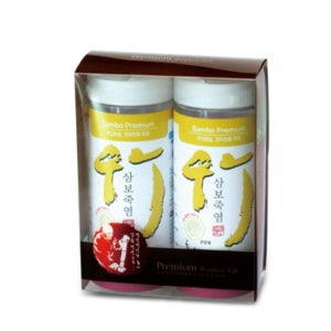 삼보죽염 삼보프리미엄죽염 3회 용융염 180gx2개 구성 양치전용 죽염 명절선물 답례품