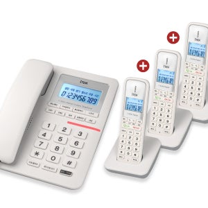 아이텍 IK-3030 가정용 사무실 업소용 발신자 유무선 전화기 (유선1개+무선3개)