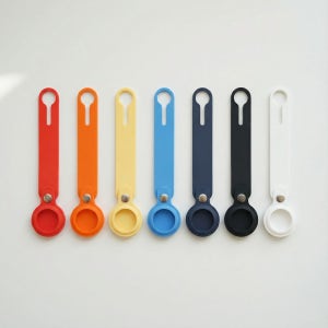 스마트 태그 케이스 실리콘 원형 스트랩 에어 태그 보호 커버