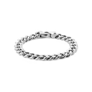 다니엘 웰링턴 ELLIPSE CUBAN CHAIN BRACELET 레이어드 체인 남성팔찌