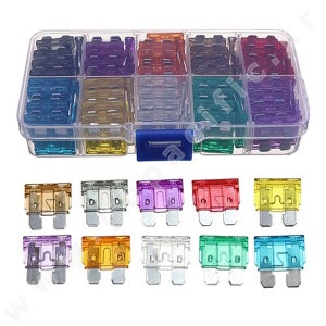일반형 퓨즈 100개세트 자동차용 ATO휴즈 표준 자동차휴즈세트