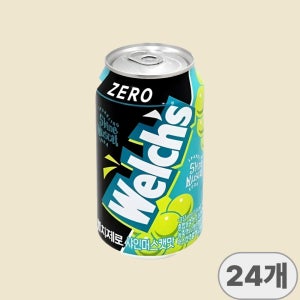 농심 웰치스 제로 샤인머스캣 355ml x 24개