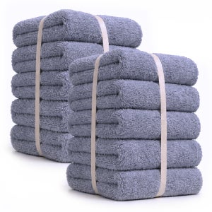 럭스리브 호텔수건 40수 코마사 200g, 애쉬블루, 10장