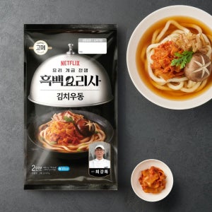 흑백요리사 최강록 셰프 김치우동 458.4g 5개