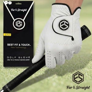 [2장세트] F&S 천연 양피 골프장갑 상급자 필드용 밀착 초박형 남성 왼손