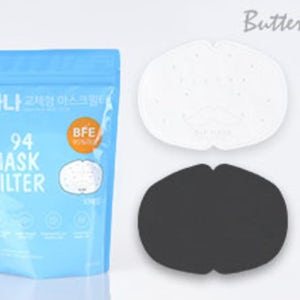 교체형필터 나나 BFE KF94동일필터 국내자제 생산 원단 80 마스크 패드