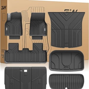 테슬라 모델Y 주니퍼 전용 TPE 바닥 매트 amp 트렁크 매트 풀세트