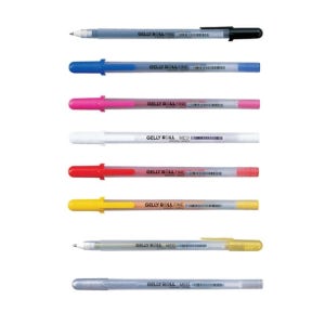 겔리롤 사쿠라 젤리롤 젤펜 GELLY ROLL 12자루 화이트펜 겔펜 흰색펜