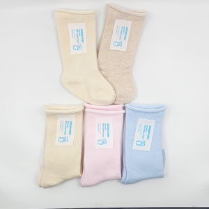 신생아양말 니삭스 돌돌이 아기 면 메쉬 국산