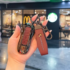 포르쉐 차 키 케이스 가죽 메탈 마칸 카이엔 박스터 파나메라