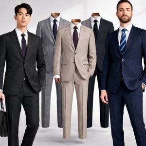 남자 봄 가을 겨울 정장 슬림핏 클래식 싱글 수트 울혼방 출근 면접 하객룩 STCO