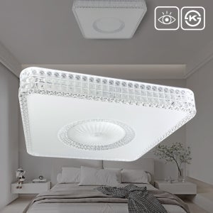 LED 크리스탈 방등 50W KS인증 500x500 플리커프리 안방등 엘이디전등 방등교체 국내산