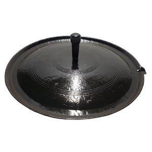 창조명품주물 무쇠 솥뚜껑 불판 구이판 가마솥뚜껑 캠핑 삼겹살불판 70cm