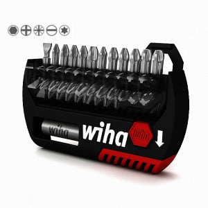 WIHA 이하 드라이버 비트세트 13개입 십자 일자 육각 별 비트 벨트클립 포함