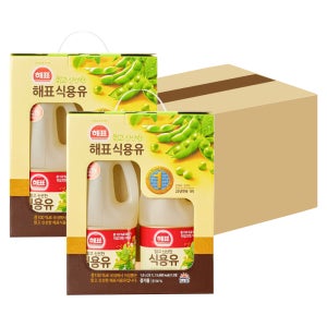 해표 식용유 1.9L 2개입 x 6개 (1BOX) 명절 선물세트