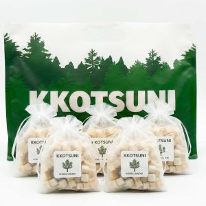 국내산 편백나무 베개속칩 편백큐브 칩 프리미엄 피톤치드 45g 5개