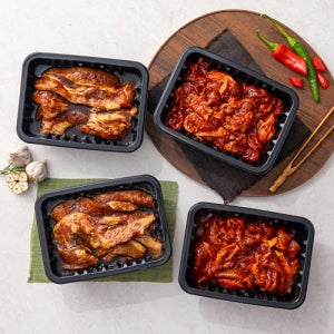 도뜰한돈 양념세트 1호 2.8kg 한돈LA식양념갈비 냉장상품