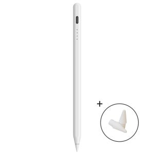 아이시(isee) C타입 충전 아이패드 호환 스타일러스 펜슬+펜촉 2개 포함 (화이트)