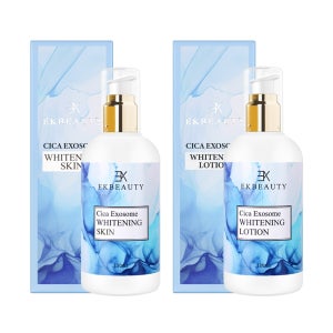 이케이뷰티 시카엑소좀 화이트닝 2종세트 스킨 로션 신제품 미백 기미 잡티 피부톤 개선 진정 보습 프리미엄 기능성 무파라벤 천연제품