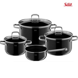 실리트 실라간 엘레강스 냄비 4종 세트 블랙 3886