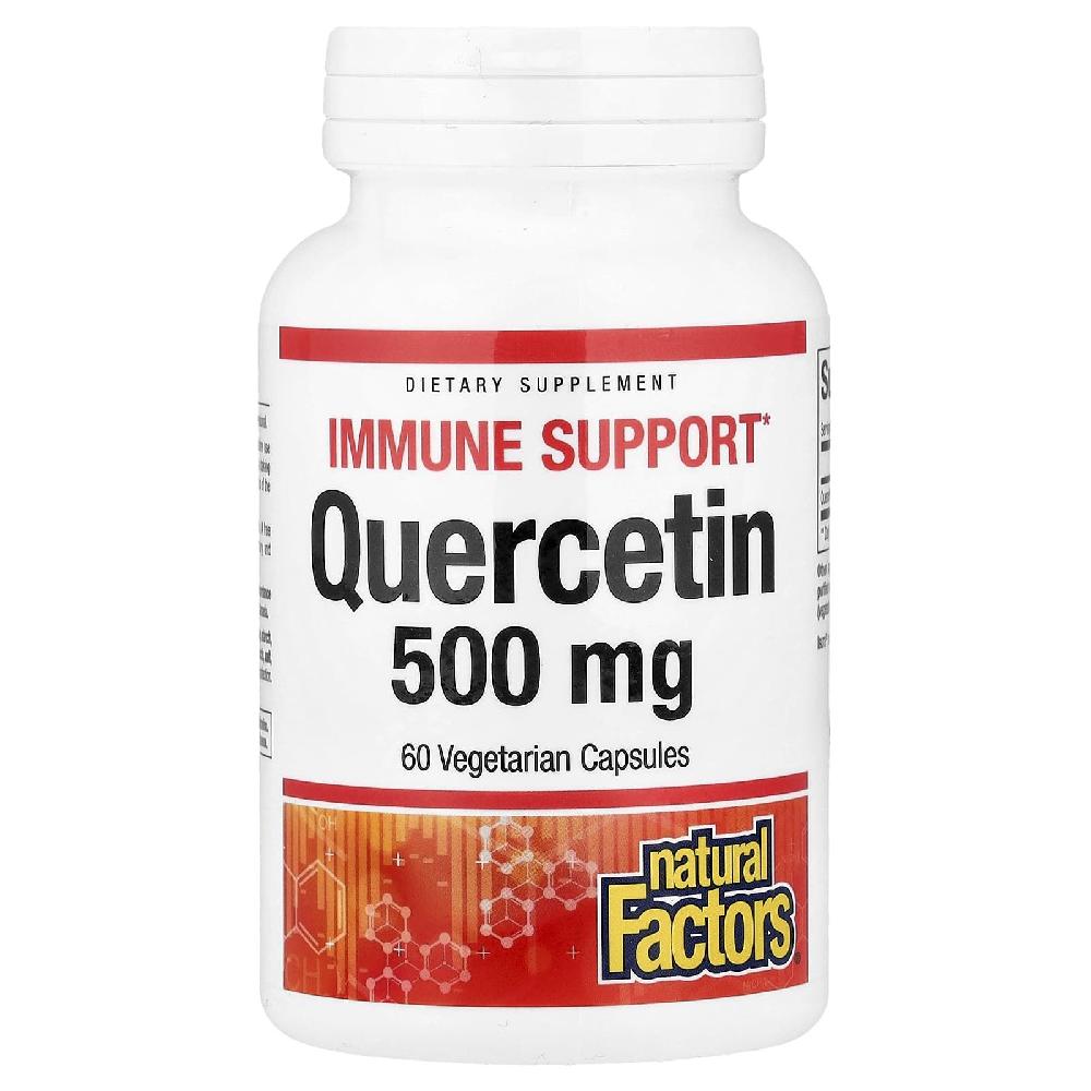 내추럴팩터스 퀘르세틴 500mg Quercetin 캡슐 60정