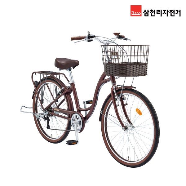 2026 삼천리 26 루시아 - 새벽배송 7단 알루미늄 바구니 여성용 자전거