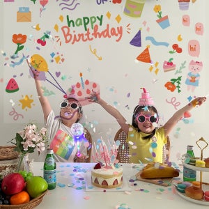 파티 미니 빔프로젝터 세트(퍼플) 유치원 생일 브라이덜샤워 파티 이벤트