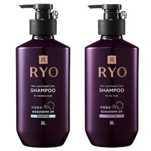 려 자양윤모 9ex 탈모샴푸 지성두피용/민감성두피용 400ml 1개