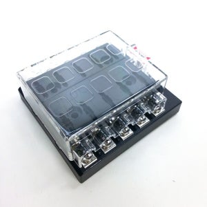 LED 퓨즈박스 10열 보트 배선용 휴즈박스