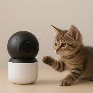 현대HT 스마트 홈캠 CCTV 가정용 아기 반려동물 실시간 무선 홈카메라 TVS-W1000