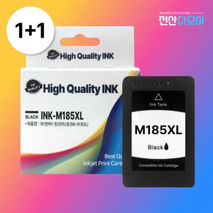 1+1 삼성 재생 호환 잉크 SL-J1785W J1780W INK-M185XL 전산다모아